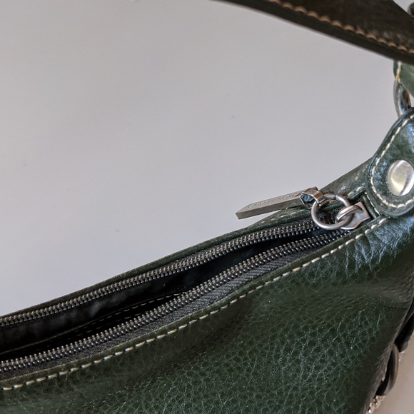Tommy Hilfiger green leather handbag - Picture 5 of 7